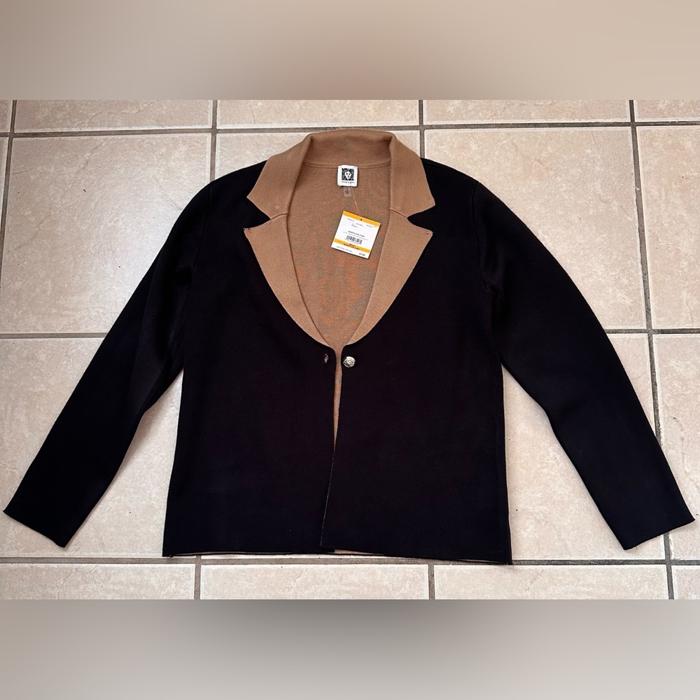 NWT Anne Klein sweater cardigan size Small